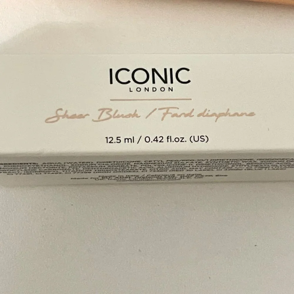 Iconic London BNIB Pink Rose Riot Get To Watercolor Sheer Cream Blush